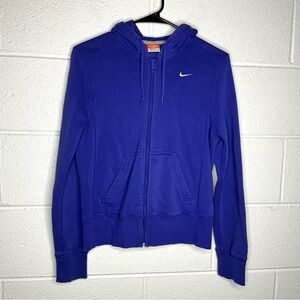 < Y2K Women’s Nike Royal Blue Athletic Hoodie >